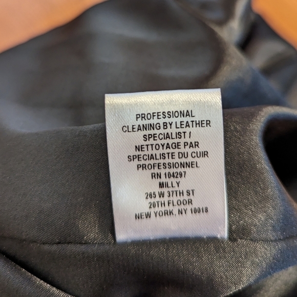 Milly tweed and leather dress black 0 - Picture 10 of 15